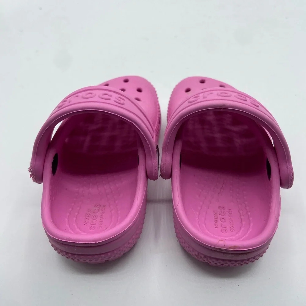 CROCS Pink Water Shoes with Perforated Design
